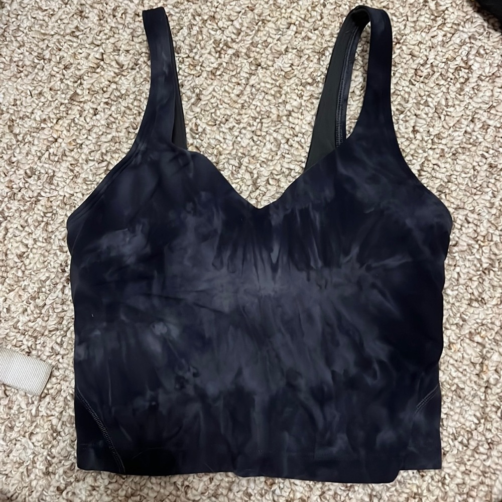 tye dye lululemon align tank size 2